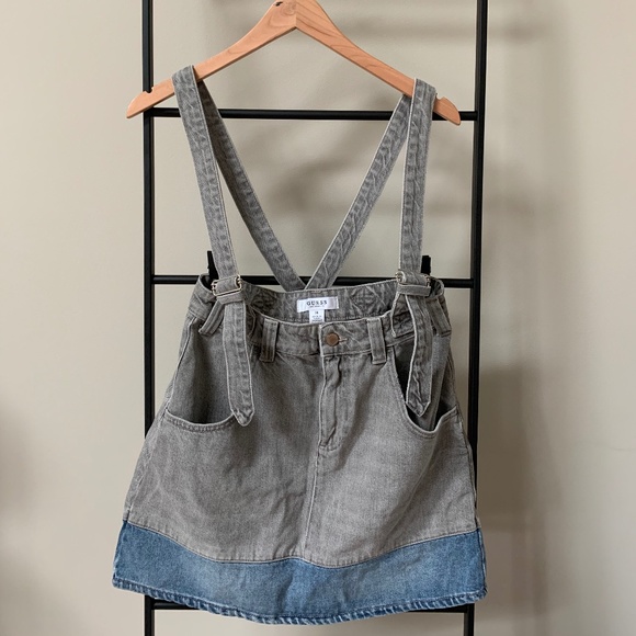 Two-Tone Denim Skirt - Picture 1 of 5